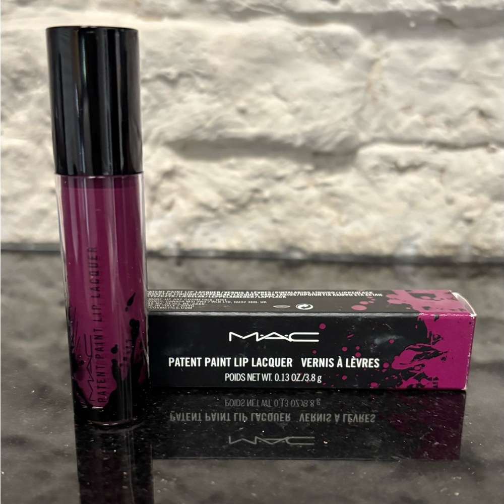 MAC “Vinyl Underground” Patent Paint Lip Lacquer - (Deep Purple)
NIB
